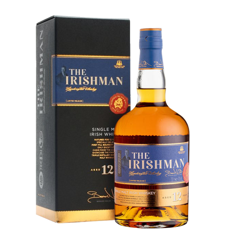 The Irishman 12 Years Old Single Malt Irish Whiskey 43% Vol. 0,7l in Giftbox
