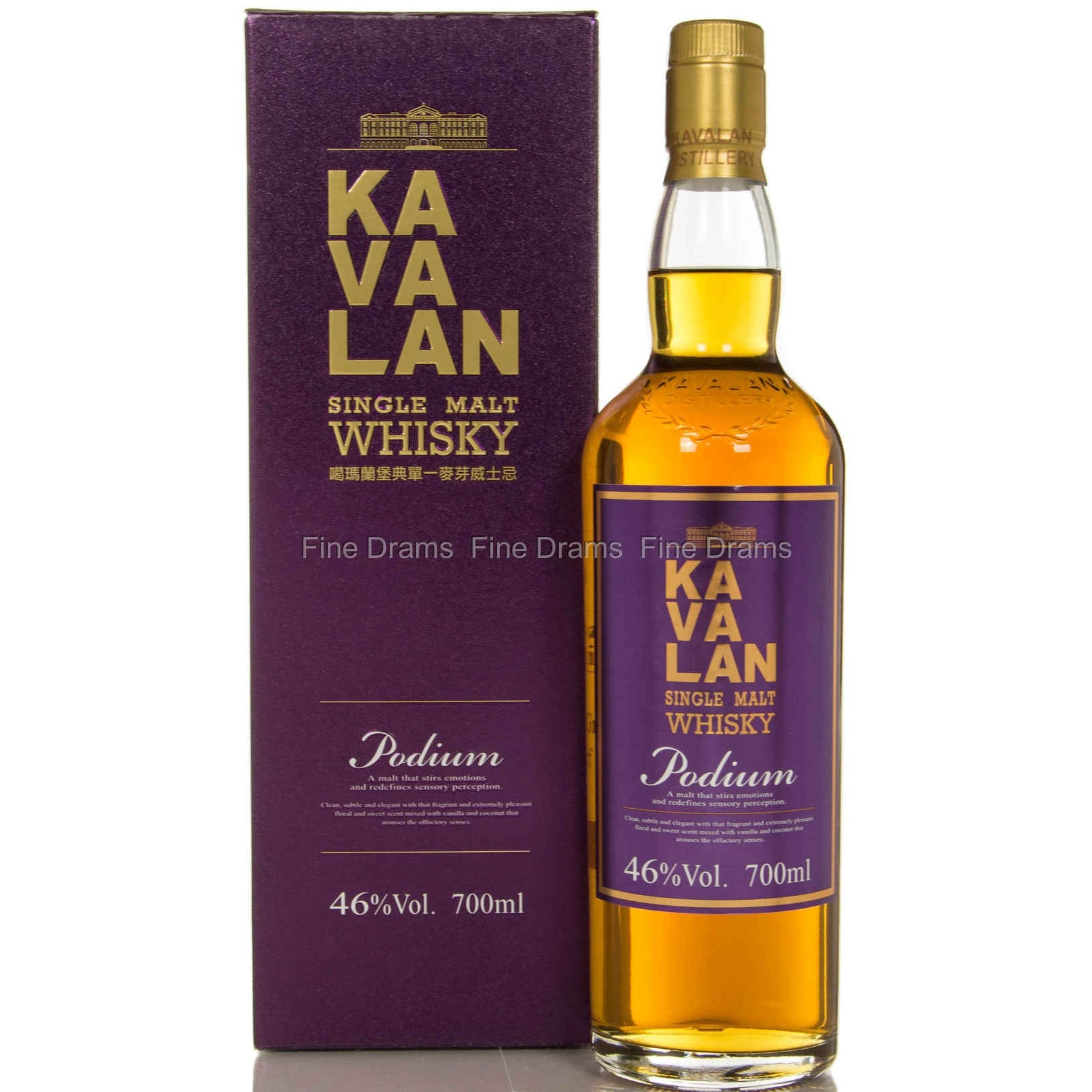 Kavalan PODIUM Single Malt Whisky 46% Vol. 0,7l in Giftbox
