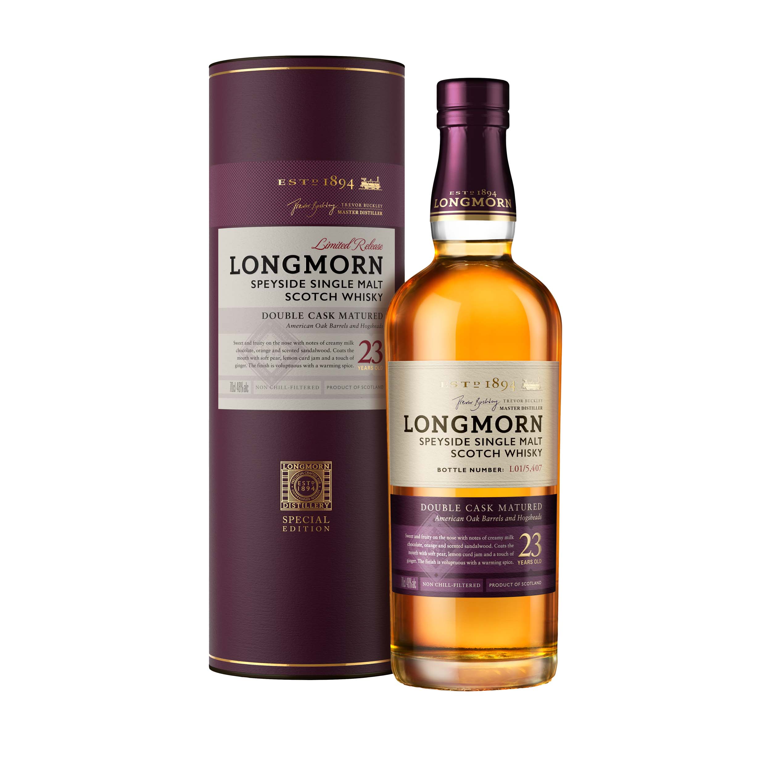 Longmorn 23 Years Old Double Cask Matured 48% Vol. 0,7l in Giftbox