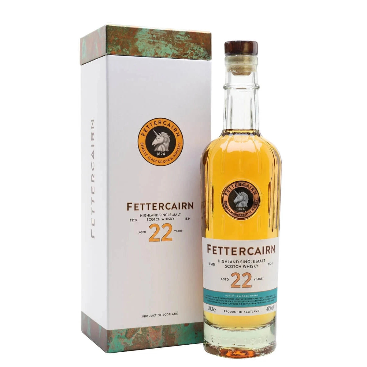 Fettercairn 22 Years Old Highland Single Malt Scotch Whisky 47% Vol. 0,7l in Giftbox