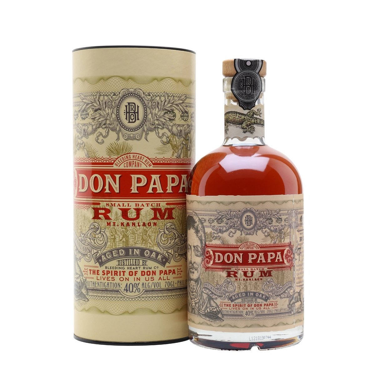 Don Papa Rum 7 Years Old 40% Vol. 0,7l in Giftbox
