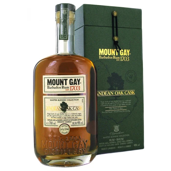 Mount Gay Master Blender Collection ANDEAN OAK CASK 48% Vol. 0,7l in Giftbox