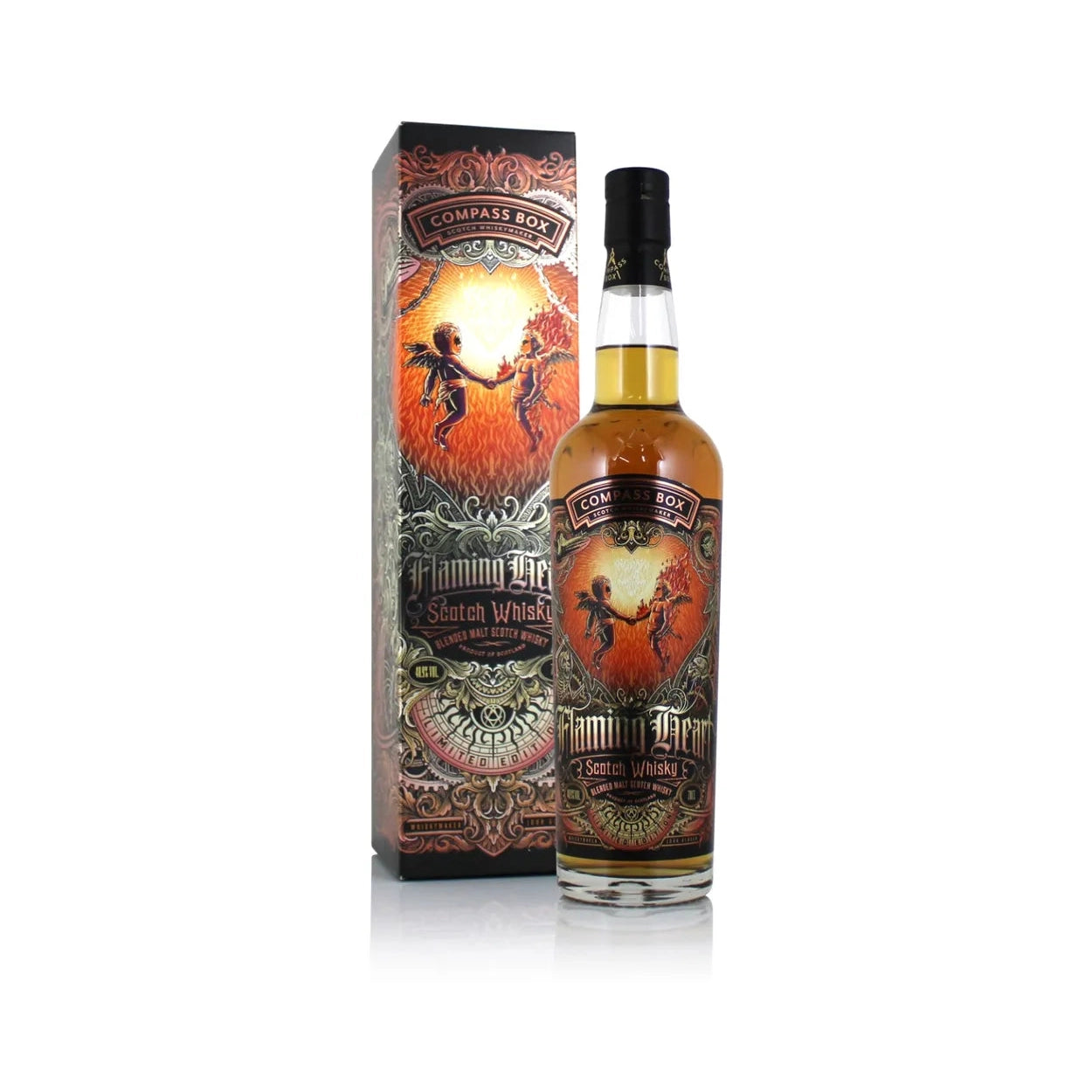 Compass Box FLAMING HEART Blended Malt 7th Limited Edition 2022 48,9% Vol. 0,7l in Giftbox