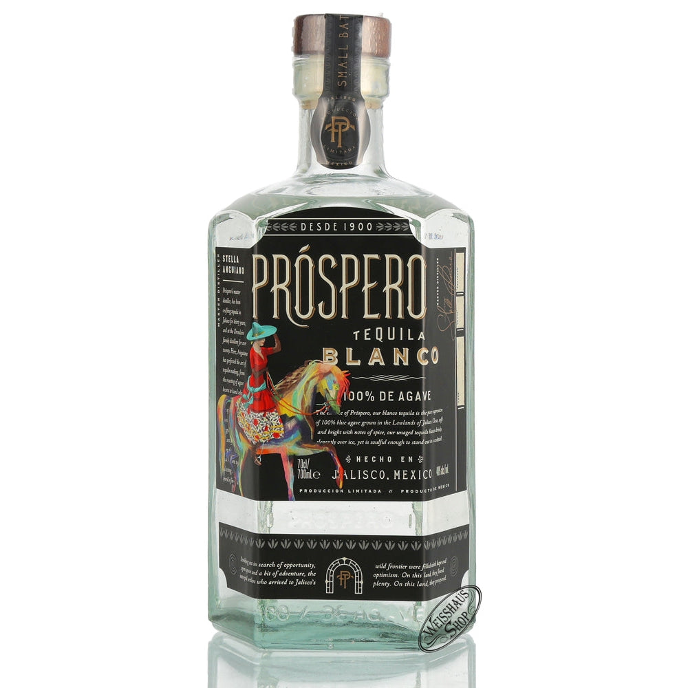 Próspero Tequila Blanco 100% De Agave by Rita Ora 40% Vol. 0,7l